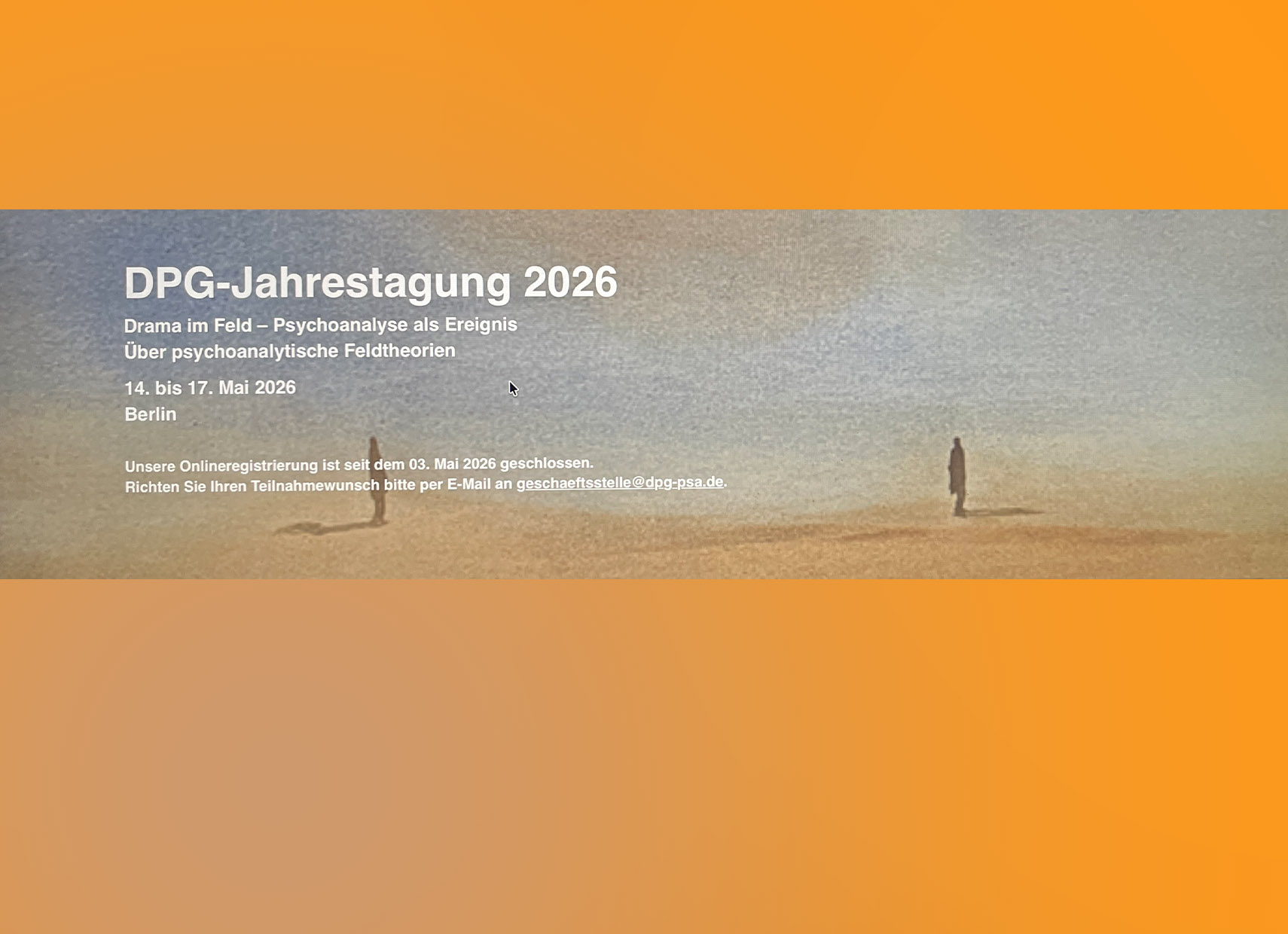 Jahrestagung der Deutschen Psychoanalytischen Gesellschaft